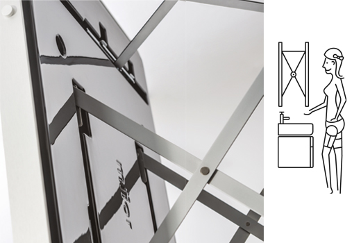 Miior可伸缩浴室镜产品展示